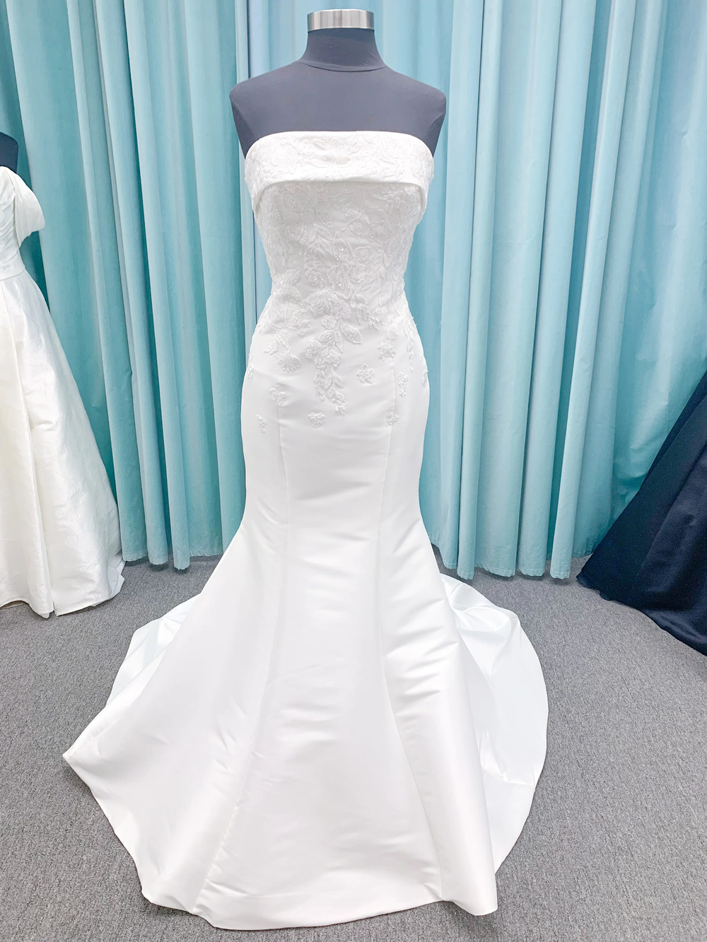 Morilee Style 2905 Atalanta Strapless Mikado Fit and Flare Wedding Dress with
